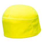 A yellow workwear garment designed for use on construction sites and in industrial work environments.,