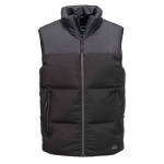 A black workwear garment featuring a warm thermal lining, suitable for a wide range of outdoor and site work applications.