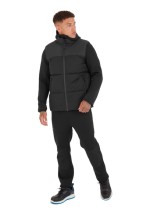 A black workwear garment featuring a warm thermal lining, suitable for a wide range of outdoor and site work applications.