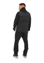 A black workwear garment featuring a warm thermal lining, suitable for a wide range of outdoor and site work applications.
