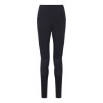 A black workwear garment featuring stretch panels for ease of movement, suitable for a wide range of outdoor and site work applications.