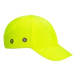 A yellow bump cap with a lightweight internal protective shell, designed to protect against minor head bumps and scrapes.