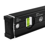 A Stabila 40cm spirit level with an extruded aluminium body and accurate vials, for checking horizontal and vertical alignment.