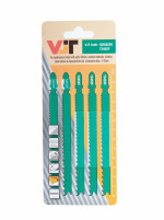 A None cordless jigsaw with orbital action and a variable-speed trigger, for cutting curves and internal shapes.