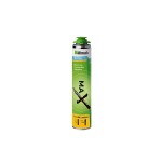 A green cylindrical canister of illbruck PU700 Multi-Use Construction Adhesive with a black MAX label and a green cap, standing upright on a white background.