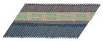 A steel wire nail with a flat head and a smooth shank, for general-purpose timber fastening.