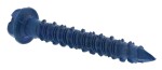 A steel hex head masonry screw with a specially hardened thread, designed for direct fixing into concrete, brick, and block without a plug.