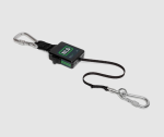A fall-arrest safety harness or lanyard with energy-absorbing components, for working at height in compliance with safety regulations.