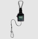 A fall-arrest safety harness or lanyard with energy-absorbing components, for working at height in compliance with safety regulations.