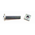 Roofing Bolts & Nuts M5 BZP 100 Pack