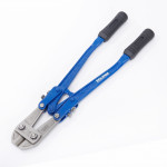 A cutting knife with a steel blade and an ergonomic handle, for general site and workshop use.