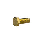 Hexset Full Thread Bolts Brass 25 Pack