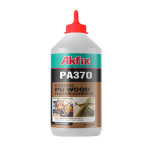 A container of construction adhesive or sealant, displayed against a white background.