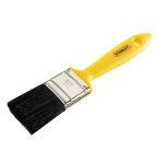 A brush with natural or synthetic bristles and an ergonomic handle, for applying coatings or cleaning surfaces.