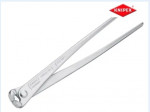 A pair of Knipex end cutting pliers with a metallic finish, shown against a white background. The Knipex logo is displayed in the top right corner.