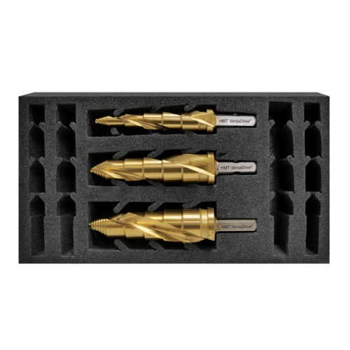 Photo of HMT VersaDrive TurboTip IMpacta Step Cutter Set 3pc 16 22 26mm 506040-SET1