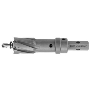 A  drill bit with a precision-ground tip and fluted shank, for drilling into timber and sheet wood.