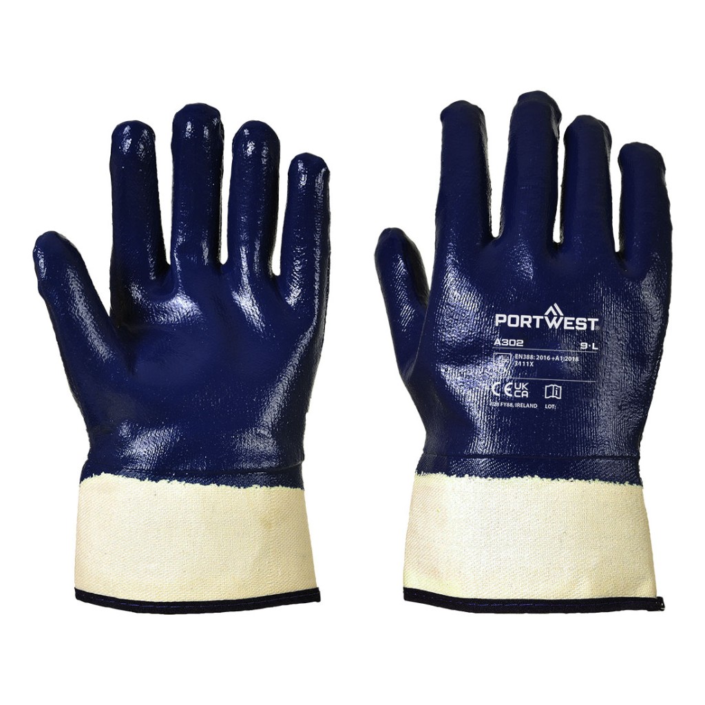 A workwear garment designed for use on construction sites and in industrial work environments.,
