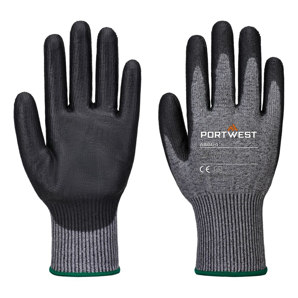 A grey workwear garment designed for use on construction sites and in industrial work environments.,