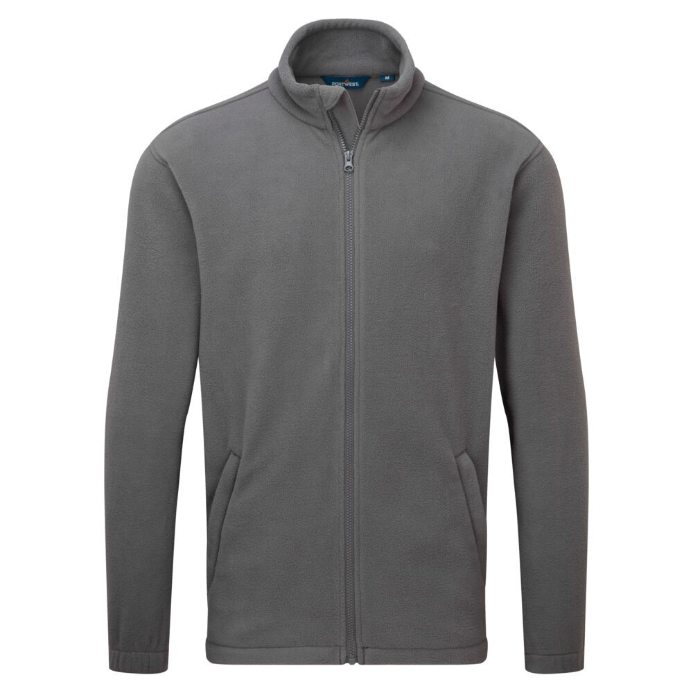 A grey workwear garment featuring anti-static properties, suitable for a wide range of outdoor and site work applications.