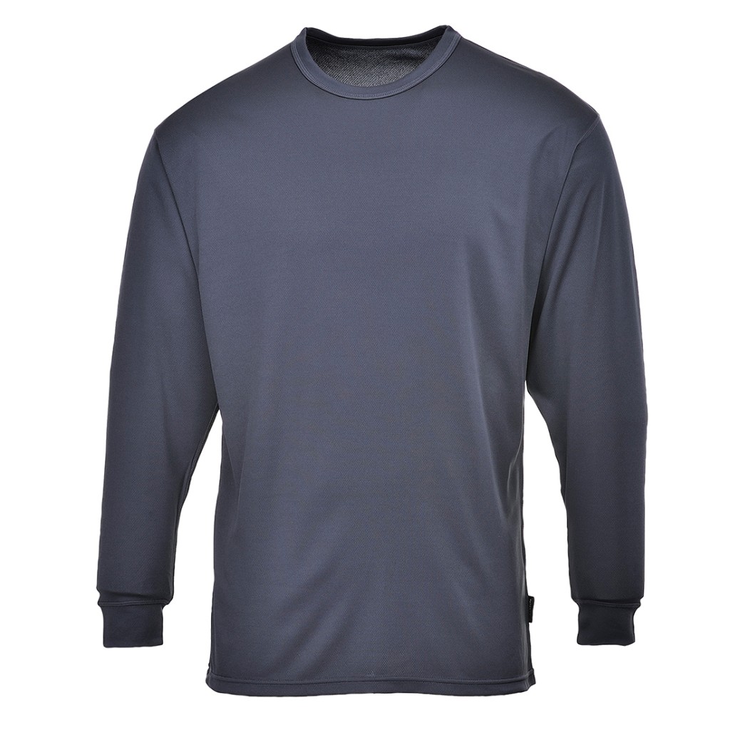 A charcoal workwear garment featuring a warm thermal lining, suitable for a wide range of outdoor and site work applications.