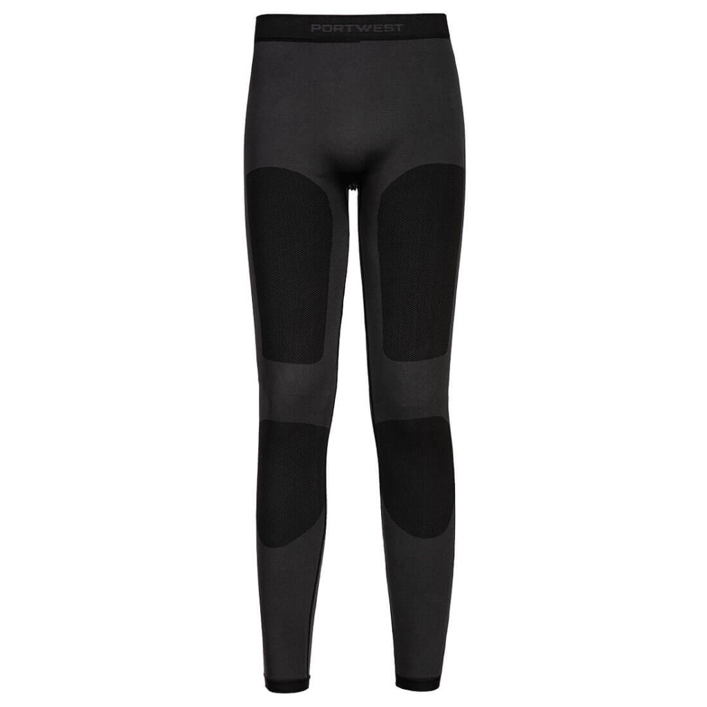 A charcoal workwear garment designed for use on construction sites and in industrial work environments.,