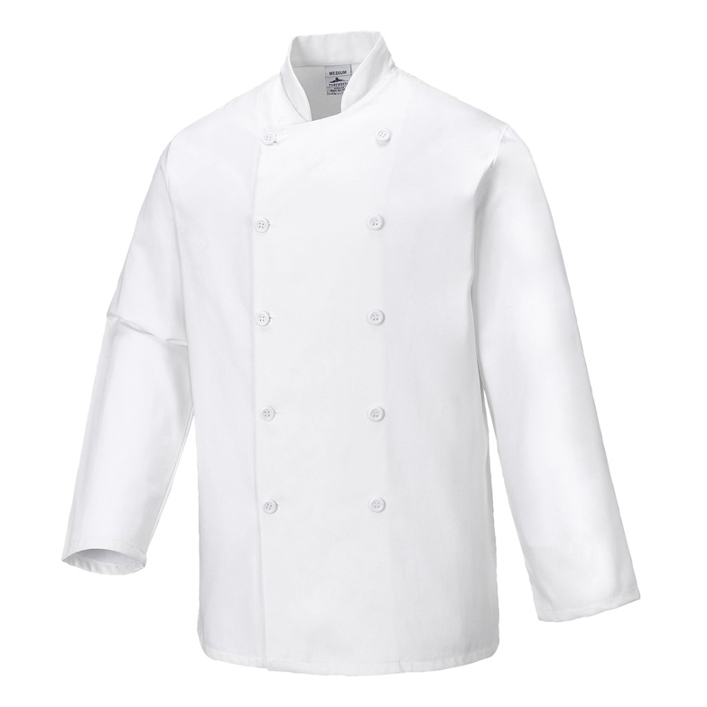 A jacket designed for use on construction sites and in industrial work environments.,