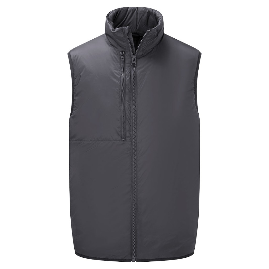 A grey workwear garment featuring a warm thermal lining, suitable for a wide range of outdoor and site work applications.