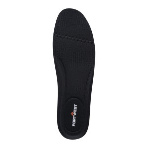 A black workwear garment designed for use on construction sites and in industrial work environments.,