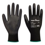 A pair of disposable nitrile gloves with a textured fingertip for grip, offering protection against chemicals and contaminants.