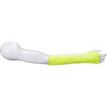 A yellow workwear garment designed for use on construction sites and in industrial work environments.,