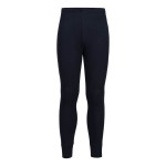 A pair of navy blue work trousers featuring a warm thermal lining, suitable for a wide range of outdoor and site work applications.