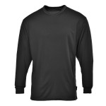 A black workwear garment featuring a warm thermal lining, suitable for a wide range of outdoor and site work applications.