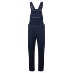 A navy blue workwear garment featuring flame-resistant fabric, suitable for a wide range of outdoor and site work applications.