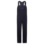 A navy blue workwear garment featuring stretch panels for ease of movement, suitable for a wide range of outdoor and site work applications.