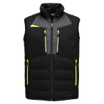 A black workwear garment featuring a warm thermal lining, suitable for a wide range of outdoor and site work applications.