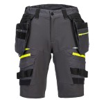 A grey workwear garment featuring functional pockets, suitable for a wide range of outdoor and site work applications.