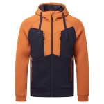 A sweatshirt featuring a full-length zip front, suitable for a wide range of outdoor and site work applications.