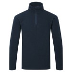 A navy blue workwear garment designed for use on construction sites and in industrial work environments.,