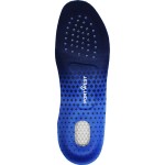 A blue workwear garment designed for use on construction sites and in industrial work environments.,