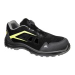 A black workwear garment featuring anti-static properties, suitable for a wide range of outdoor and site work applications.