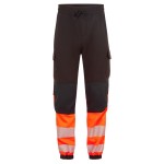 A black workwear garment featuring flame-resistant fabric, suitable for a wide range of outdoor and site work applications.