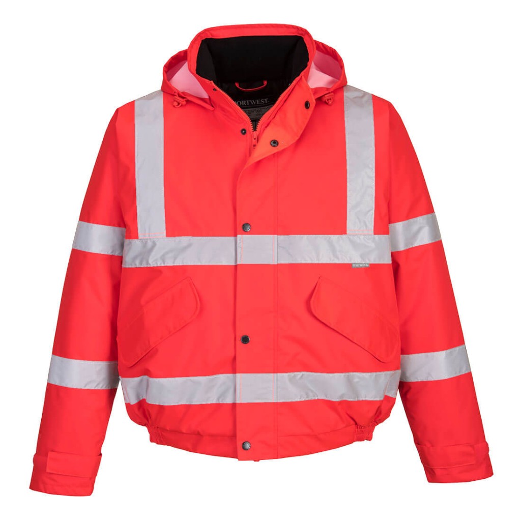 A high-visibility yellow jacket featuring retroreflective tape panels, suitable for a wide range of outdoor and site work applications.
