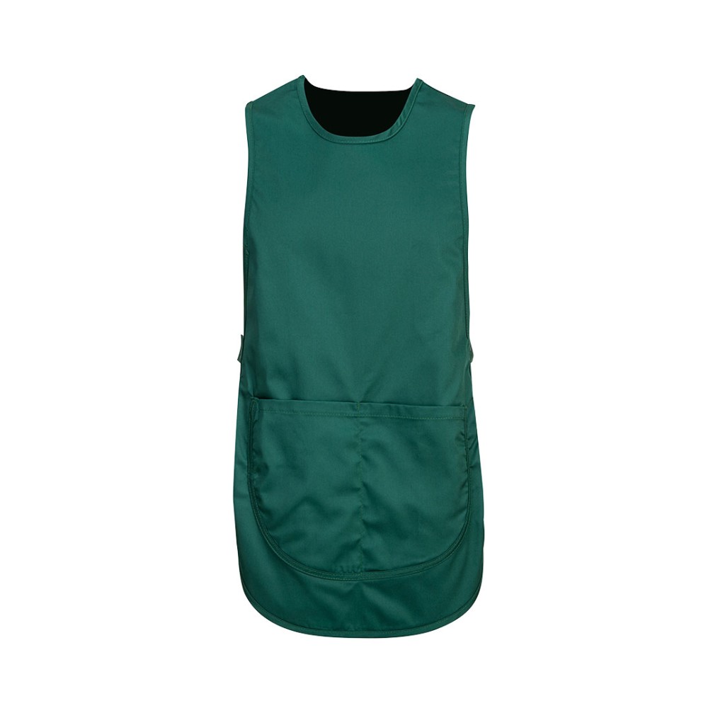 A green workwear garment featuring functional pockets, suitable for a wide range of outdoor and site work applications.