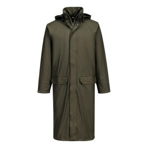A jacket featuring stretch panels for ease of movement, suitable for a wide range of outdoor and site work applications.