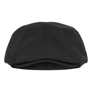A black workwear garment designed for use on construction sites and in industrial work environments.,