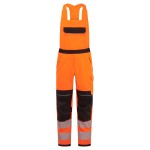 A orange workwear garment featuring flame-resistant fabric, suitable for a wide range of outdoor and site work applications.