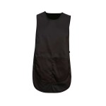 A black workwear garment featuring functional pockets, suitable for a wide range of outdoor and site work applications.