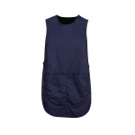 A navy blue workwear garment featuring functional pockets, suitable for a wide range of outdoor and site work applications.