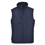 A navy blue workwear garment designed for use on construction sites and in industrial work environments.,